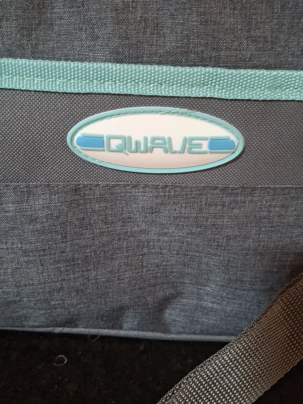 Cooler, QWave Cooler Bag with Aqua Accent - Portable Lunch Tote Or Beverage Cool